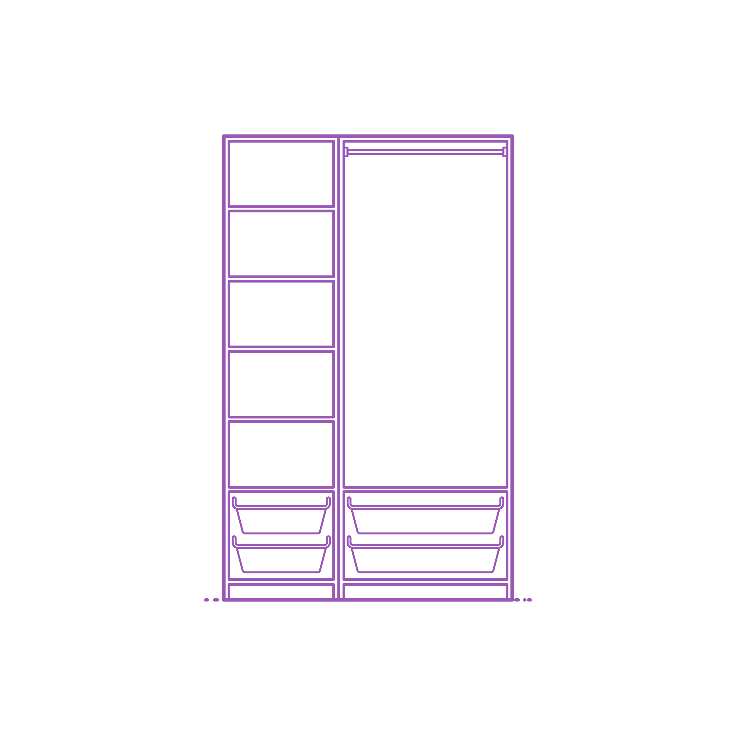 Fixtures Closet Storage Ikea Pax Wardrobe 49 Inch Contour Svg Vector Free Vectors